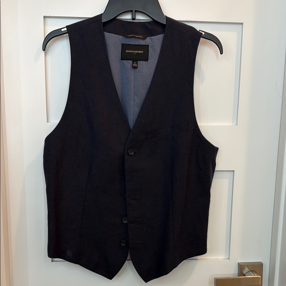 Banana Republic Black Vest